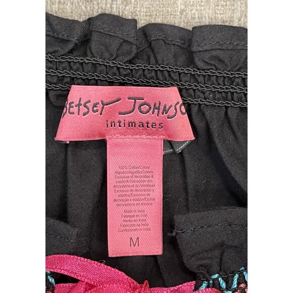 Betsey Johnson Intimates Tunic Dress Lounge Medium Size Cover Up Embroidered - Picture 3 of 9